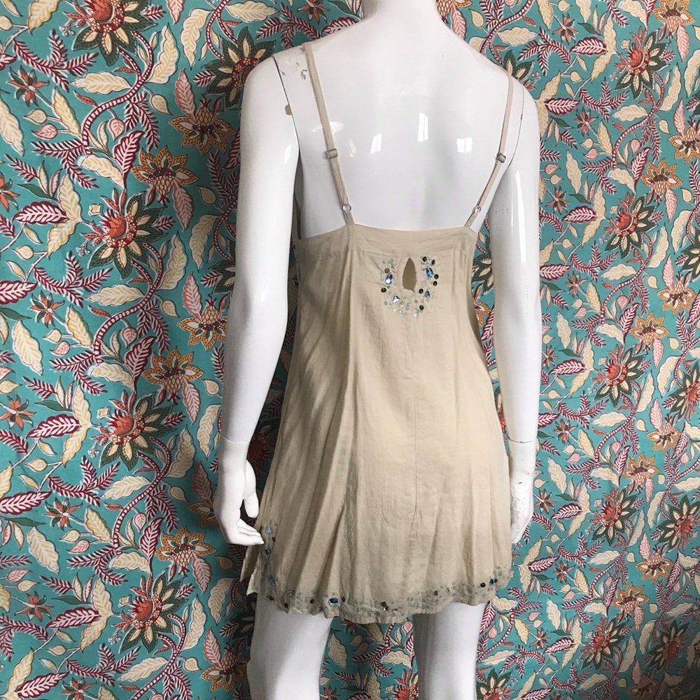 Brazilian Hand-Made Crochet Demi Dress (NWOT) plus Slip-Dress (2 Pc) Size Small - Picture 15 of 17